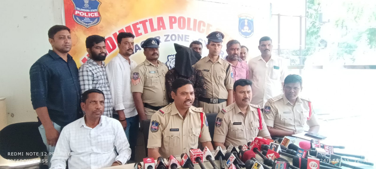 జీడిమెట్లలో ఘరానా దొంగ అరెస్ట్ – రూ.11.5 లక్షల విలువైన ఆభరణాలు స్వాధీనం