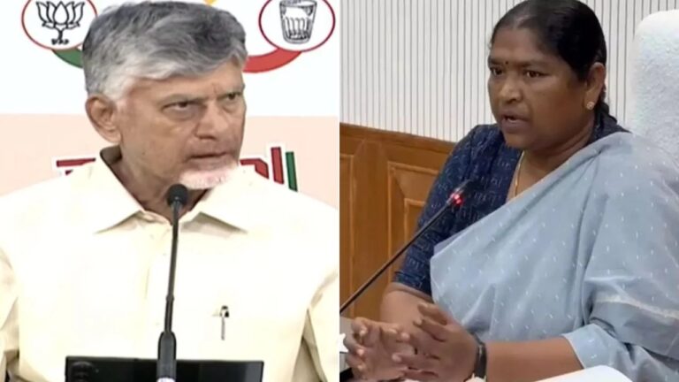 సీతక్క ఉదాహరణతో జగన్కు సీఎం చంద్రబాబు సెటైర్లు
