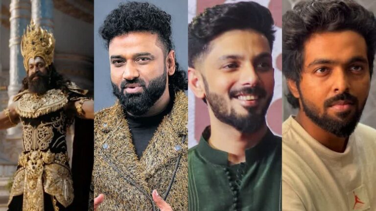 రామాయణ సినిమాలో రావణుడిగా యశ్ శివ తాండవం చేస్తున్న దృశ్యం